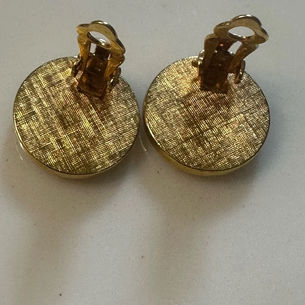 Authentic YSL Elegant Gold and Silver Women's Earrings - Picture 4 of 9